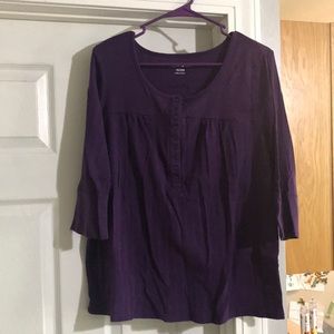 2/$10 Fashion Bug Purple Blouse